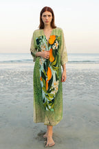 Fleur & Fruit Vintage Long Kimono