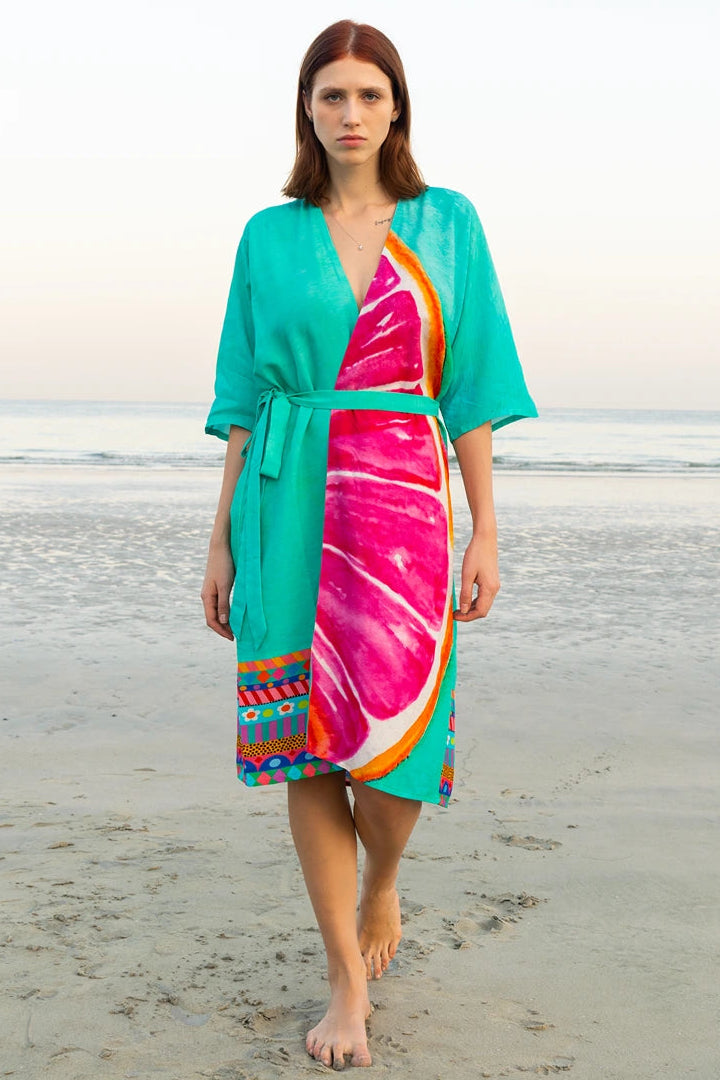 Cotton Candy Mid Length Kimono