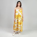 A Place In Time Scenic Toile Countryside Spaghetti Strap Maxi Dress