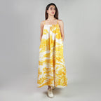 A Place In Time Scenic Toile Countryside Spaghetti Strap Maxi Dress