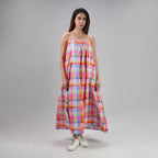 The Palette Picnic Spaghetti Strap Maxi Dress - Multicolour