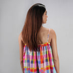 The Palette Picnic Spaghetti Strap Maxi Dress - Multicolour