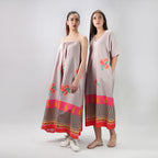 The Floral Archive Rose Print Spaghetti Strap Maxi Dress - Multicolor