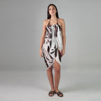 Into The Wild Zebra Animal Print Resort Cotton Sarong