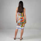 Majolica Mosaic Resort Cotton Sarong - Multicolour Motif