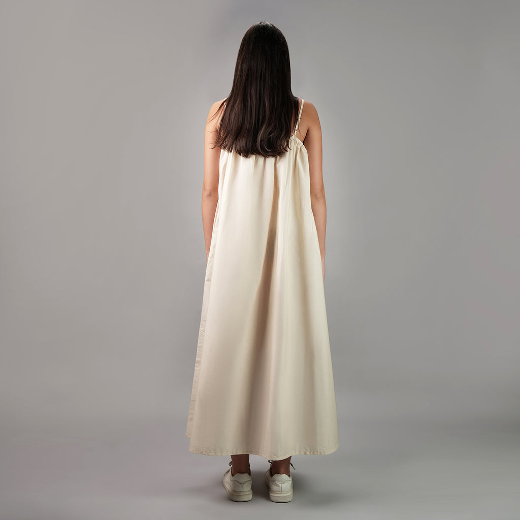 No.3 Floral Art Spaghetti Strap Maxi Dress - Multicolor
