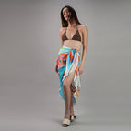 Mediterranean Picnic Resort Cotton Sarong - Multicolour
