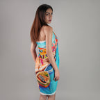 Mediterranean Picnic Resort Cotton Sarong - Multicolour