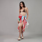 Mediterranean Escape Resort Cotton Sarong -  Multicolour