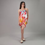 Mediterranean Escape Resort Cotton Sarong -  Multicolour