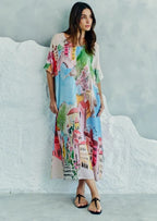 La Riviera Multicolor Long Kaftan