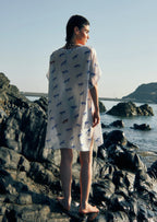 Leopard Luxe Printed Short Kaftan