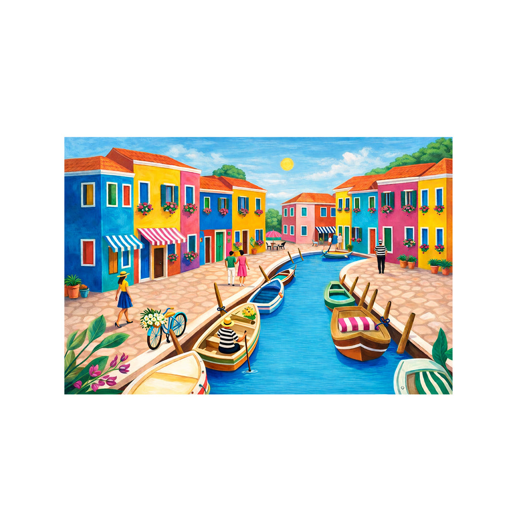 Mediterranean Picnic Resort Cotton Sarong - Multicolour